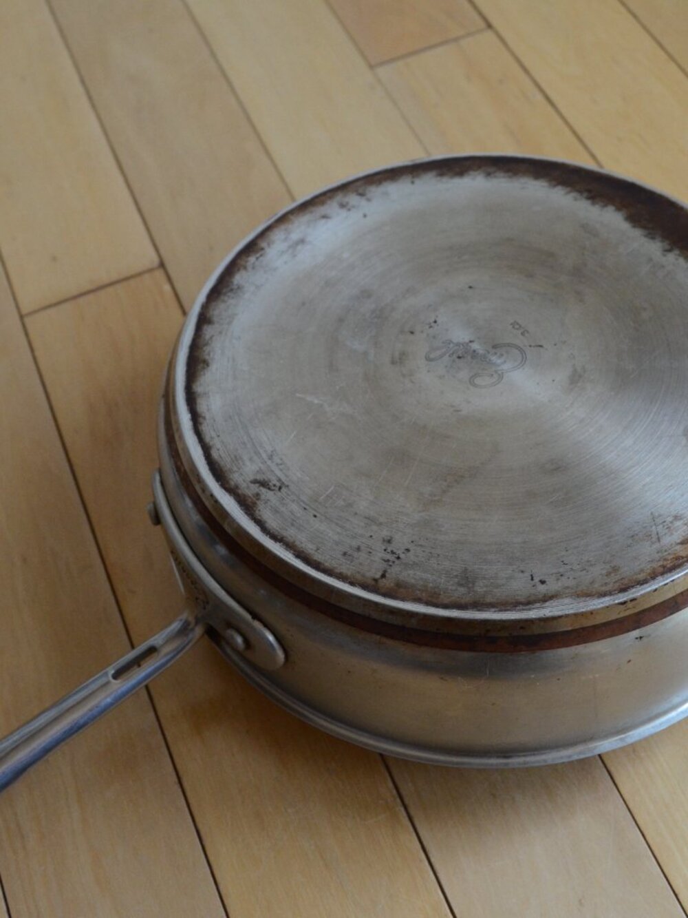 Emeril 3 Qt Saute Skillet Frying Pan & Lid Copper Core Stainless Steel - Picture 9 of 12